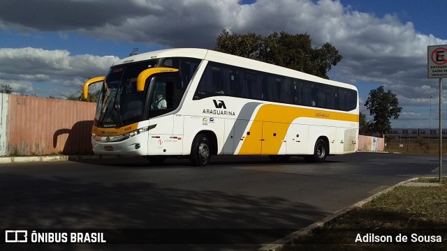 Viação Araguarina 11005 na cidade de Brasília, Distrito Federal, Brasil, por Adilson de Sousa. ID da foto: 7013032.