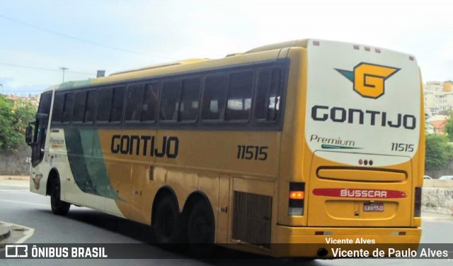 Empresa Gontijo de Transportes 11515 na cidade de Belo Horizonte, Minas Gerais, Brasil, por Vicente de Paulo Alves. Número da foto: #7013842.