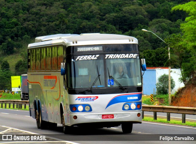 Viação Ferraz Trindade 536309 na cidade de Atibaia, São Paulo, Brasil, por Felipe Carvalho. Número da foto: #7012375.