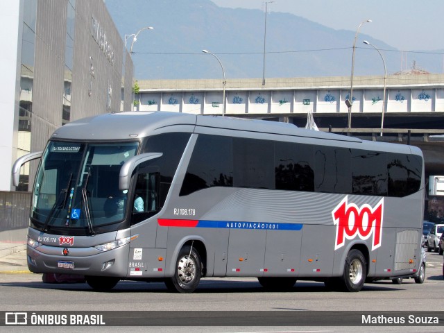 Auto Viação 1001 RJ 108.178 na cidade de Rio de Janeiro, Rio de Janeiro, Brasil, por Matheus Souza. ID da foto: 7014426.