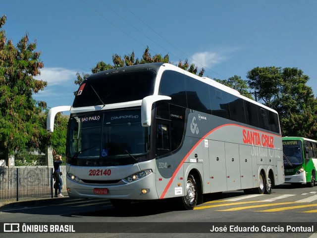 Viação Santa Cruz 202140 na cidade de Campinas, São Paulo, Brasil, por José Eduardo Garcia Pontual. Número da foto: #7013549.