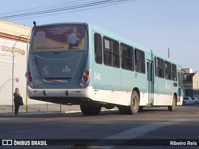 Viação Nossa Senhora Conquistadora 548 na cidade de Pelotas, Rio Grande do Sul, Brasil, por Ribeiro Reis. Número da foto: #7015044.