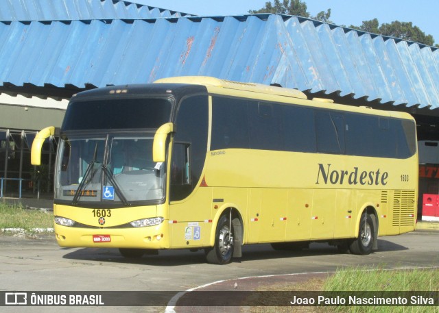 Viação Nordeste 1603 na cidade de Natal, Rio Grande do Norte, Brasil, por Joao Paulo Nascimento Silva. Número da foto: #7014067.
