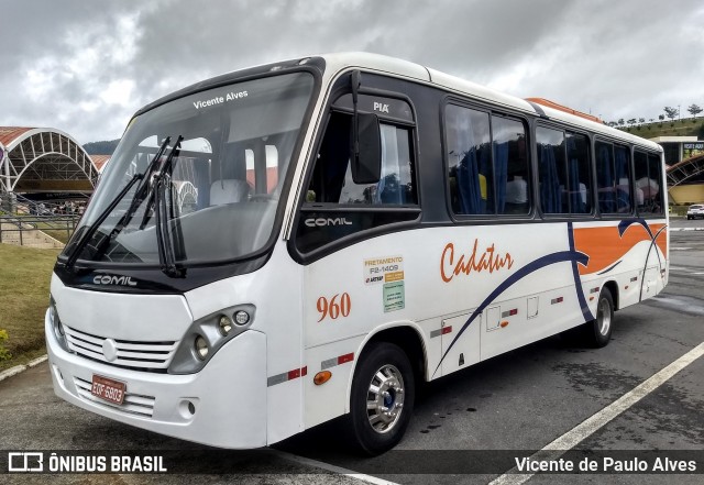 Cadatur Transportes e Turismo 960 na cidade de Aparecida, São Paulo, Brasil, por Vicente de Paulo Alves. ID da foto: 7012961.