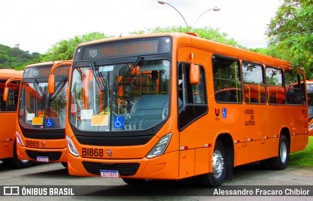 Transporte Coletivo Glória BI868 na cidade de Curitiba, Paraná, Brasil, por Alessandro Fracaro Chibior. Número da foto: #7013341.
