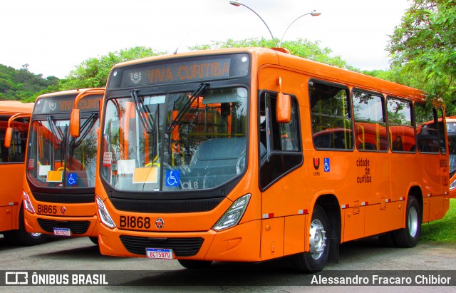 Transporte Coletivo Glória BI868 na cidade de Curitiba, Paraná, Brasil, por Alessandro Fracaro Chibior. ID da foto: 7013341.