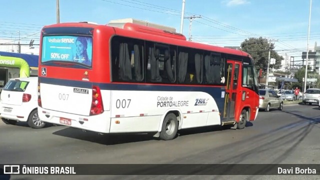 ATL - Associação dos Transportadores de Passageiros por Lotação 007 na cidade de Porto Alegre, Rio Grande do Sul, Brasil, por Davi Borba. ID da foto: 7012244.