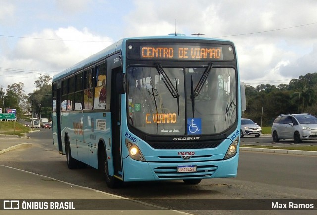 Empresa de Transporte Coletivo Viamão 8346 na cidade de Viamão, Rio Grande do Sul, Brasil, por Max Ramos. ID da foto: 7012380.