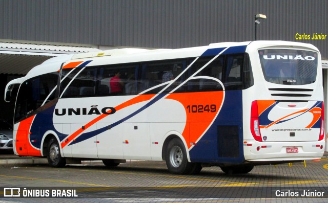 Expresso União 10249 na cidade de Goiânia, Goiás, Brasil, por Carlos Júnior. ID da foto: 6940068.