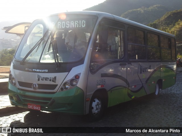 Turin Transportes 3255 na cidade de Ouro Preto, Minas Gerais, Brasil, por Marcos de Alcantara Pinto. ID da foto: 6939706.