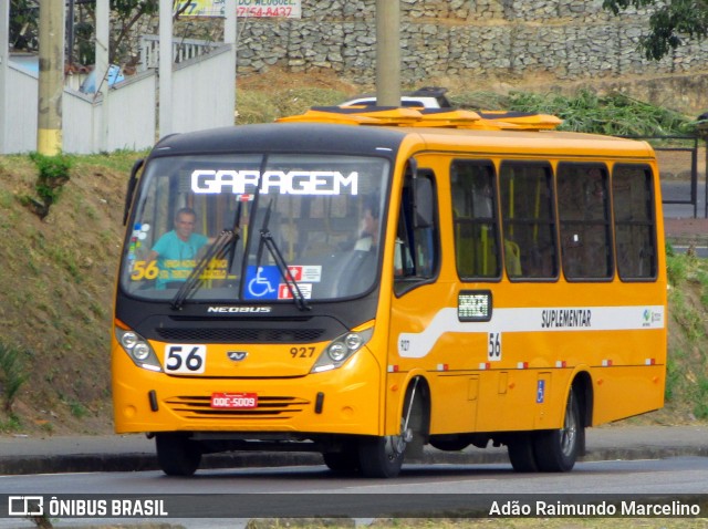 Transporte Suplementar de Belo Horizonte 927 na cidade de Belo Horizonte, Minas Gerais, Brasil, por Adão Raimundo Marcelino. ID da foto: 6940898.