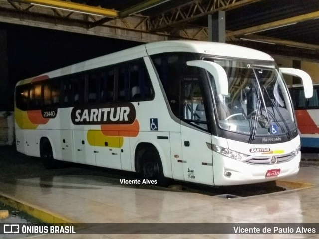 Saritur - Santa Rita Transporte Urbano e Rodoviário 23440 na cidade de Divinópolis, Minas Gerais, Brasil, por Vicente de Paulo Alves. Número da foto: #6939389.