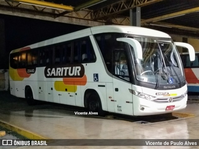 Saritur - Santa Rita Transporte Urbano e Rodoviário 23440 na cidade de Divinópolis, Minas Gerais, Brasil, por Vicente de Paulo Alves. ID da foto: 6939389.