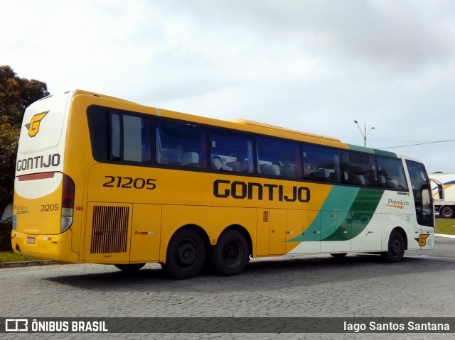 Empresa Gontijo de Transportes 21205 na cidade de Eunápolis, Bahia, Brasil, por Iago Santos Santana. ID da foto: 6940180.