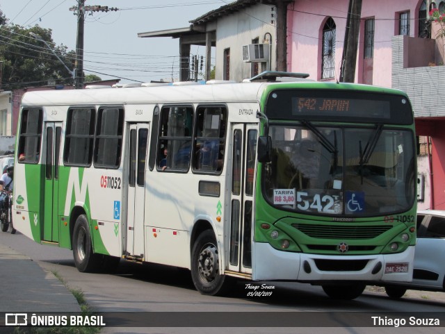 Via Verde Transportes Coletivos 0511052 na cidade de Manaus, Amazonas, Brasil, por Thiago Souza. ID da foto: 6939558.