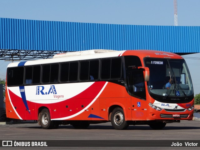 R.A. Viagens 8800 na cidade de Caxias, Maranhão, Brasil, por João Victor. ID da foto: 6941118.