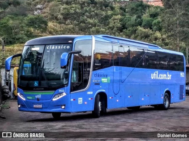 UTIL - União Transporte Interestadual de Luxo 9922 na cidade de Ouro Preto, Minas Gerais, Brasil, por Daniel Gomes. ID da foto: 6940069.