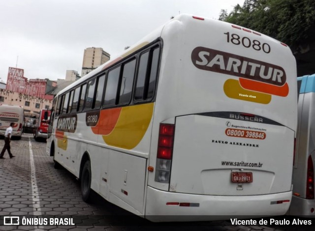 Saritur - Santa Rita Transporte Urbano e Rodoviário 18080 na cidade de Belo Horizonte, Minas Gerais, Brasil, por Vicente de Paulo Alves. Número da foto: #6939617.