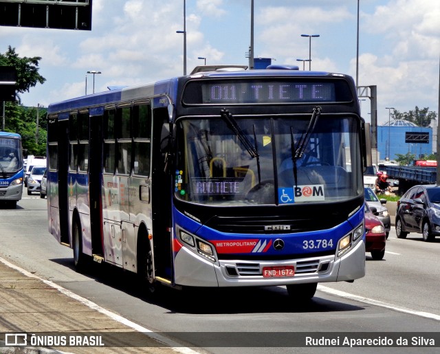 Guarulhos Transportes 33.784 na cidade de São Paulo, São Paulo, Brasil, por Rudnei Aparecido da Silva. ID da foto: 7018173.