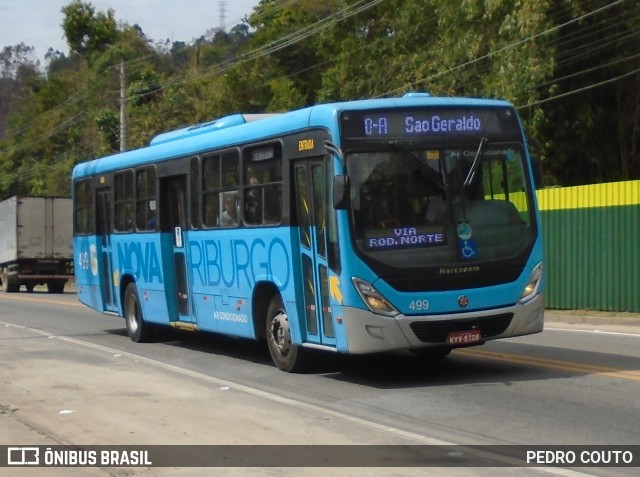 FAOL - Friburgo Auto Ônibus 499 na cidade de Nova Friburgo, Rio de Janeiro, Brasil, por PEDRO COUTO. ID da foto: 7015883.