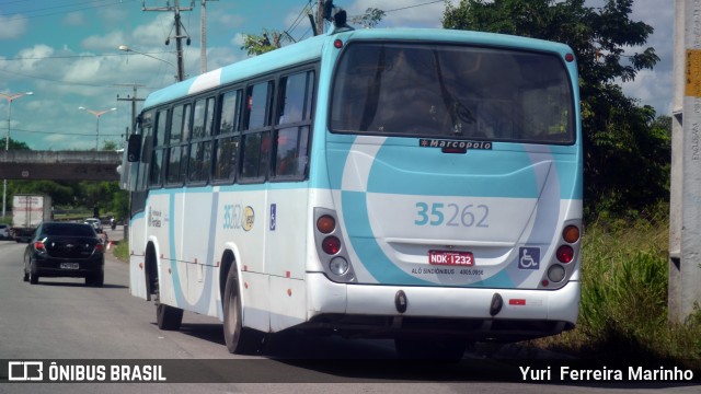 Rota Sol > Vega Transporte Urbano 35262 na cidade de Fortaleza, Ceará, Brasil, por Yuri Ferreira Marinho. Número da foto: #7016039.