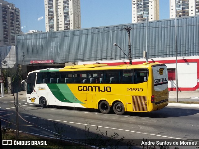 Empresa Gontijo de Transportes 14690 na cidade de São Paulo, São Paulo, Brasil, por Andre Santos de Moraes. ID da foto: 7017345.