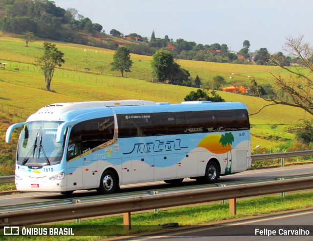 Transportadora Turística Natal 1610 na cidade de Atibaia, São Paulo, Brasil, por Felipe Carvalho. ID da foto: 7016912.