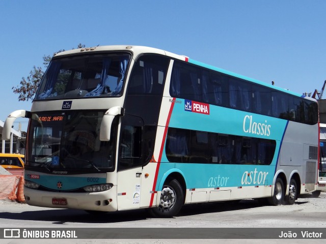 Empresa de Ônibus Nossa Senhora da Penha 6002 na cidade de Rio de Janeiro, Rio de Janeiro, Brasil, por João Victor. ID da foto: 7017065.