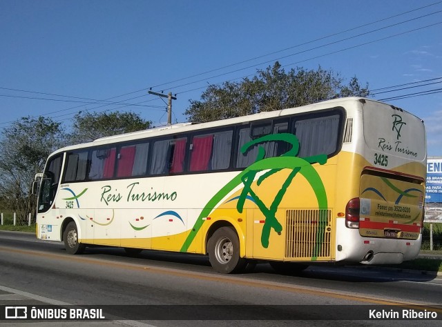 Reis Turismo 3425 na cidade de Campos dos Goytacazes, Rio de Janeiro, Brasil, por Kelvin Ribeiro. Número da foto: #7017892.