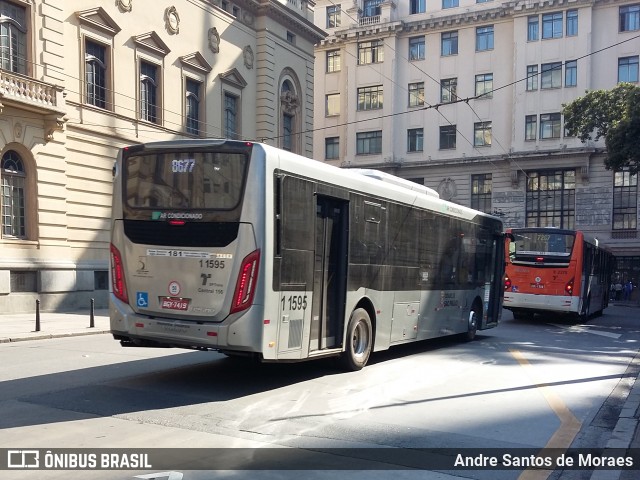 Viação Santa Brígida 1 1595 na cidade de São Paulo, São Paulo, Brasil, por Andre Santos de Moraes. ID da foto: 7017280.