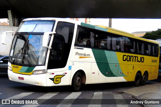 Empresa Gontijo de Transportes 12085 na cidade de Belo Horizonte, Minas Gerais, Brasil, por Andrey Gustavo. ID da foto: 7015701.