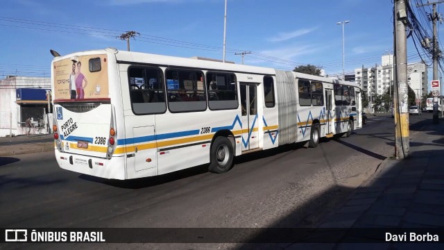 Viação Belém Novo 2386 na cidade de Porto Alegre, Rio Grande do Sul, Brasil, por Davi Borba. Número da foto: #7015691.