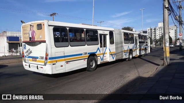 Viação Belém Novo 2386 na cidade de Porto Alegre, Rio Grande do Sul, Brasil, por Davi Borba. ID da foto: 7015691.