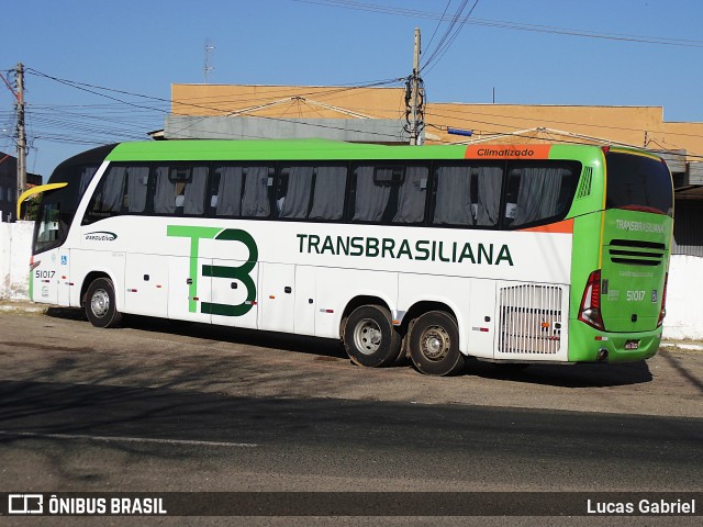 Transbrasiliana Transportes e Turismo 51017 na cidade de Teresina, Piauí, Brasil, por Lucas Gabriel. Número da foto: #7017295.