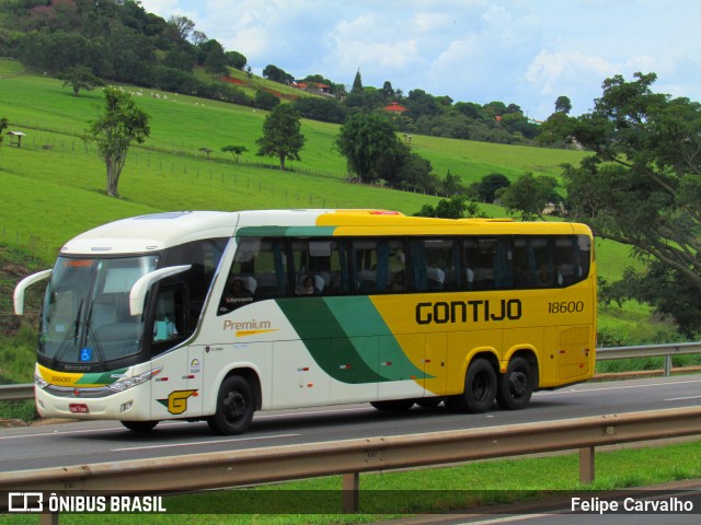 Empresa Gontijo de Transportes 18600 na cidade de Atibaia, São Paulo, Brasil, por Felipe Carvalho. Número da foto: #7017001.