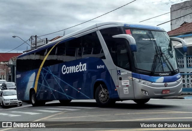 Viação Cometa 18504 na cidade de Aparecida, São Paulo, Brasil, por Vicente de Paulo Alves. ID da foto: 7018426.