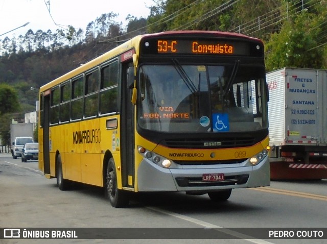 FAOL - Friburgo Auto Ônibus 089 na cidade de Nova Friburgo, Rio de Janeiro, Brasil, por PEDRO COUTO. ID da foto: 7018526.