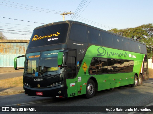 Diamond Bus Locação e Transportes 4400 na cidade de Belo Horizonte, Minas Gerais, Brasil, por Adão Raimundo Marcelino. ID da foto: 7020567.