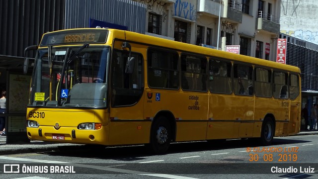 Transporte Coletivo Glória BC310 na cidade de Curitiba, Paraná, Brasil, por Claudio Luiz. Número da foto: #7018884.