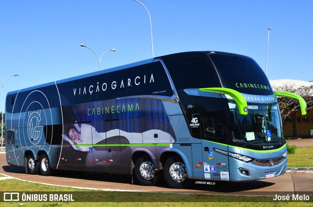 Viação Garcia 86085 na cidade de Maringá, Paraná, Brasil, por José Melo. ID da foto: 7019268.