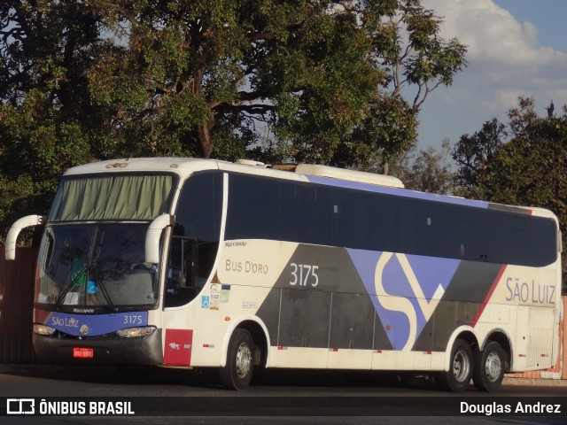 Viação São Luiz 3175 na cidade de Brasília, Distrito Federal, Brasil, por Douglas Andrez. Número da foto: #7019410.