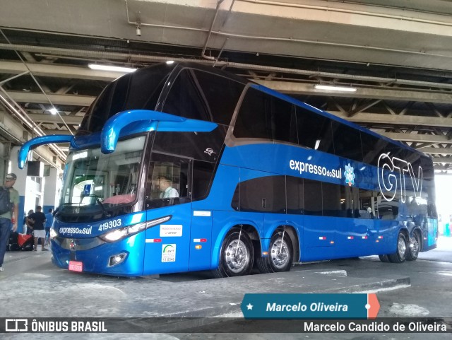 Expresso do Sul 419303 na cidade de Rio de Janeiro, Rio de Janeiro, Brasil, por Marcelo Candido de Oliveira. ID da foto: 7020067.