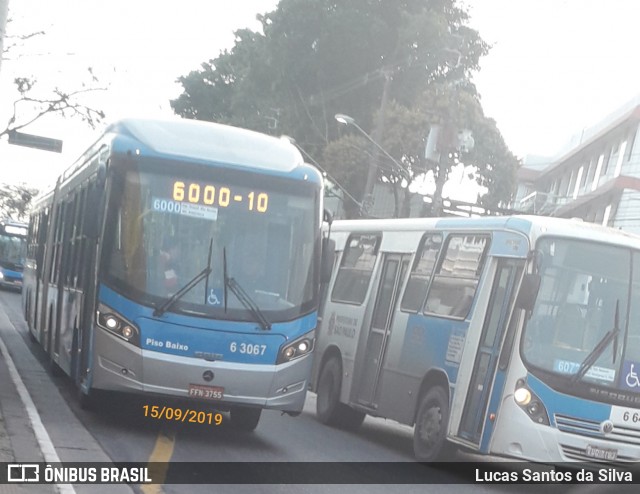 Viação Paratodos > São Jorge > Metropolitana São Paulo > Mobibrasil 6 3067 na cidade de São Paulo, São Paulo, Brasil, por Lucas Santos da Silva. Número da foto: #7018420.