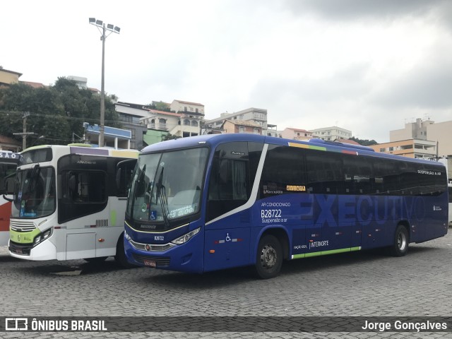 Viação Ideal B28722 na cidade de Rio de Janeiro, Rio de Janeiro, Brasil, por Jorge Gonçalves. ID da foto: 7020211.