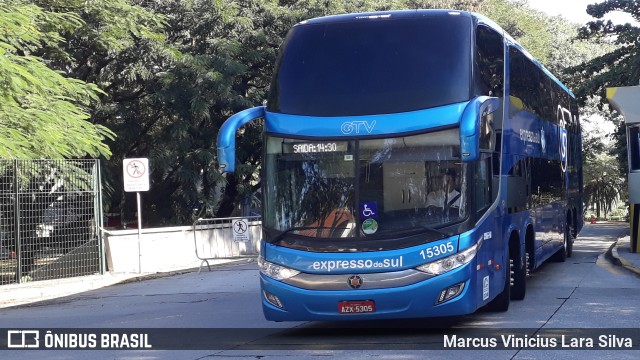 Expresso do Sul 15305 na cidade de São Paulo, São Paulo, Brasil, por Marcus Vinicius Lara Silva. ID da foto: 6943278.