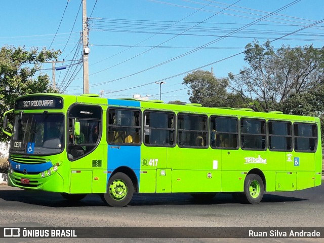 Taguatur - Taguatinga Transporte e Turismo 03417 na cidade de Teresina, Piauí, Brasil, por Ruan Silva Andrade. Número da foto: #6943386.