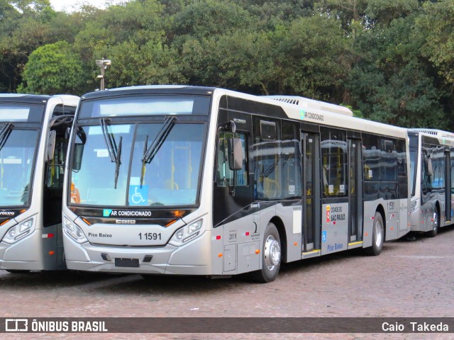 Viação Santa Brígida 1 1591 na cidade de São Paulo, São Paulo, Brasil, por Caio  Takeda. ID da foto: 6942468.