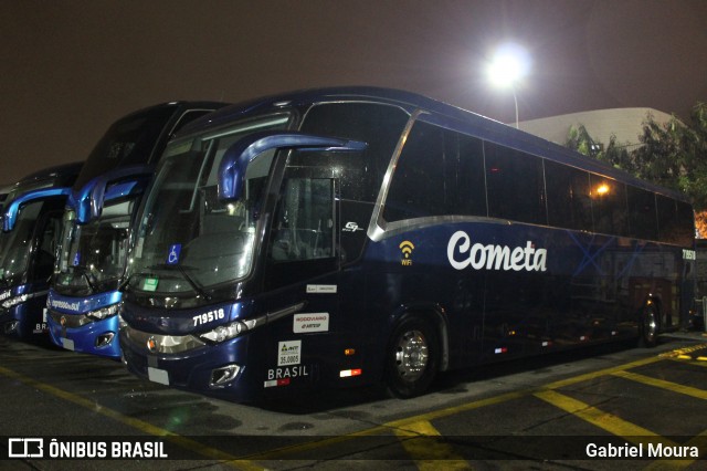 Viação Cometa 719518 na cidade de São Paulo, São Paulo, Brasil, por Gabriel Moura. ID da foto: 6942842.