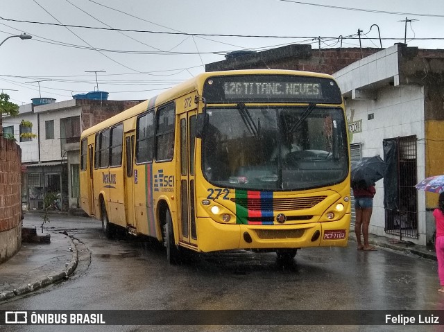 Expresso Vera Cruz 272 na cidade de Recife, Pernambuco, Brasil, por Felipe Luiz. ID da foto: 6943536.