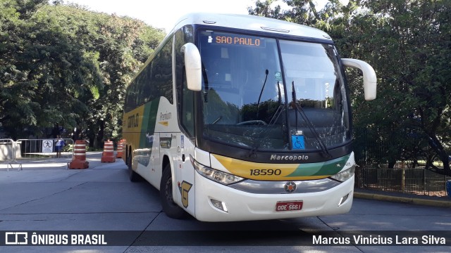 Empresa Gontijo de Transportes 18590 na cidade de São Paulo, São Paulo, Brasil, por Marcus Vinicius Lara Silva. Número da foto: #6943274.